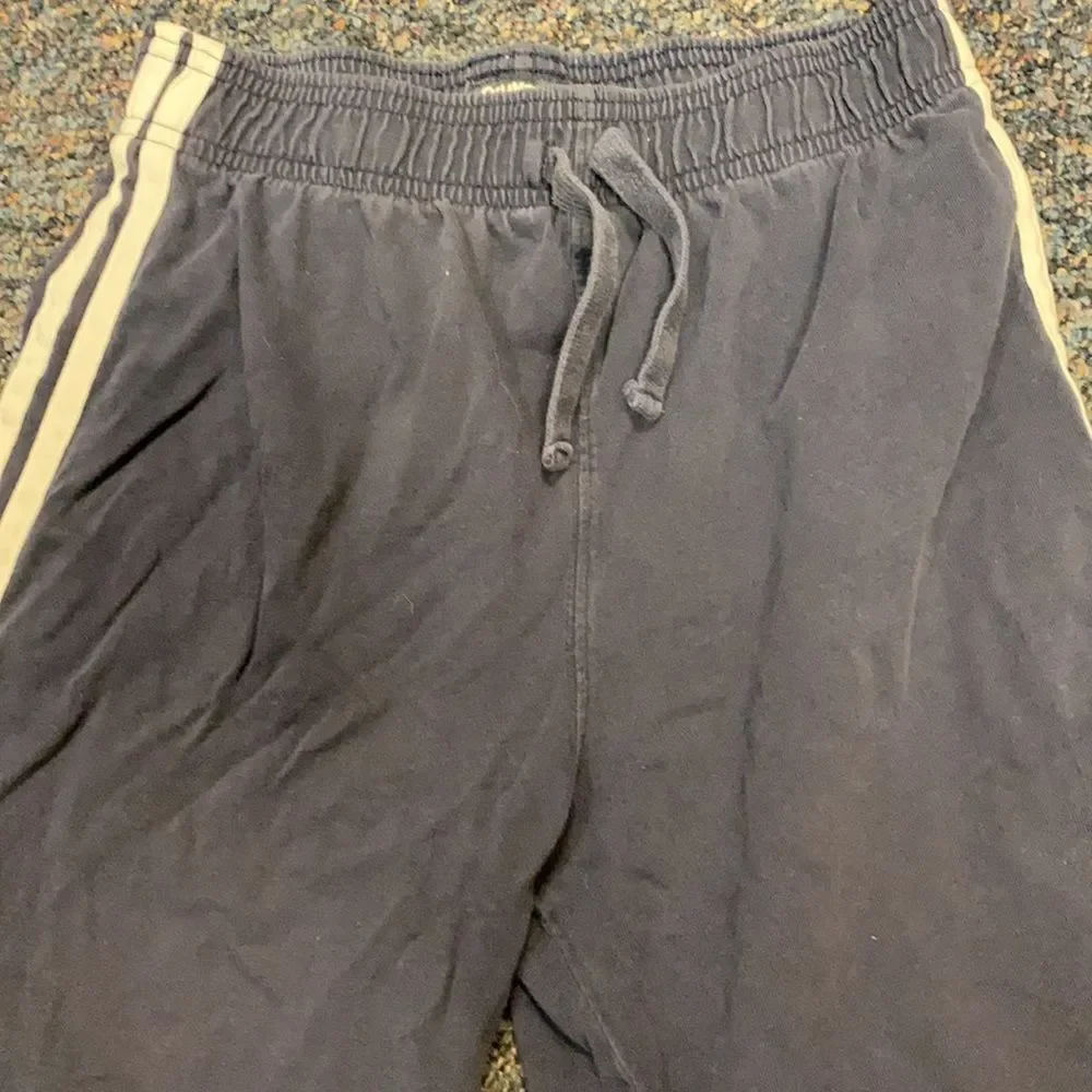 OshKosh BGosh Navy Blue Stripped Gym Shorts sz.12